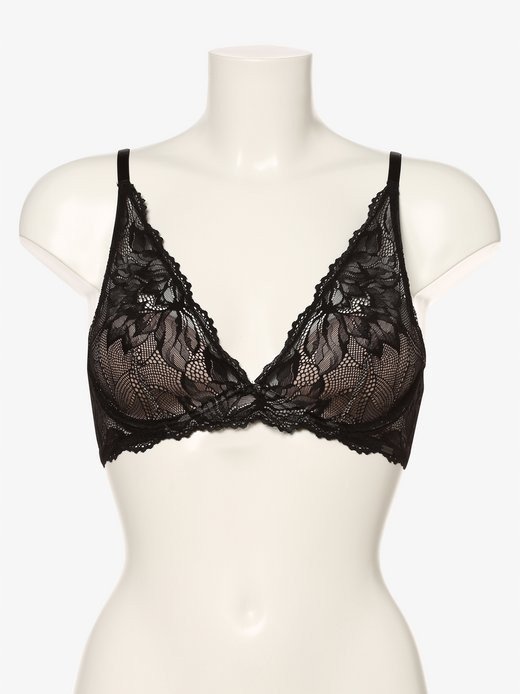 Calvin Klein Biustonosz Damski Czarny Koronkowy 70B 2A5F1_B*