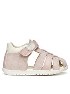 Buty dla dziewczynek - Geox Sandały B Sandal Macchia B254WB 007BC C8556 Różowy - miniaturka - grafika 1