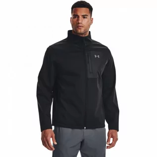 Kurtki męskie - Męska kurtka treningowa Under Armour UA Strm Cgi Shield 2.0 Jkt - czarna - UNDER ARMOUR - grafika 1