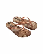 Klapki i japonki damskie - IPANEMA Animal Print Vi Fem, japonki damskie, złoty, 38 EU, odcienie złota, 38 EU - miniaturka - grafika 1