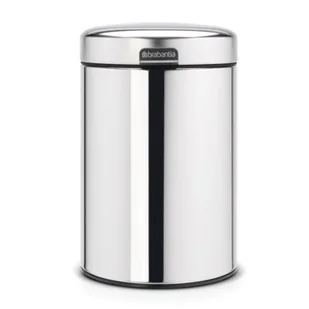 BRABANTIA Kosz ścienny BRABANTIA, 3l, stal polerowana - Kosze na śmieci - miniaturka - grafika 1