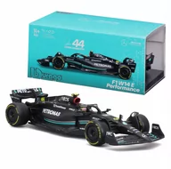 Samochody i pojazdy dla dzieci - BOLID F1 Mercedes AMG W14 E 2023 Lewis Hamilton 1:43 BBURAGO 18-38081 - miniaturka - grafika 1
