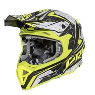 Kaski motocyklowe - PREMIER CASCO EXIGE QXY ŻÓŁT/CZARNY,XS - miniaturka - grafika 1