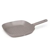 Patelnie - PATELNIA GRILLOWA TYTANOWA 28cm BERLINGER HAUS BH-8096 TAUPE - miniaturka - grafika 1