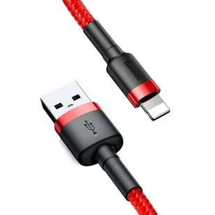 Baseus kabel Cafule USB - Lightning 3,0 m 1,5A czerwono-czerwony - Kable komputerowe i do monitorów - miniaturka - grafika 1