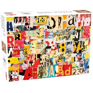 Tactic Puzzle 1000 Poster Collage Pattern - Puzzle - miniaturka - grafika 1