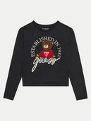 Bluzki damskie - Guess Bluzka J4BI10 I3Z14 Czarny Boxy Fit - miniaturka - grafika 1