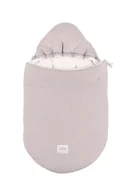 Otulacze - Otulacz Do Fotelika Organic Fleece Beige Melange - miniaturka - grafika 1
