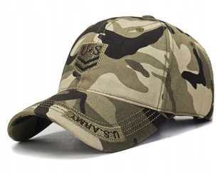 Czapka z daszkiem bejsbolówka militarna KHAKI MORO - Czapki i chusty sportowe męskie - miniaturka - grafika 1