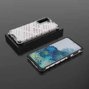 Honeycomb etui pancerny pokrowiec z żelową ramką Samsung Galaxy S21+ 5G (S21 Plus 5G) przezroczysty - Etui i futerały do telefonów - miniaturka - grafika 13