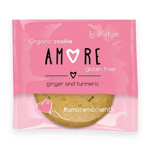 Amore ciastka bezglutenowe z imbirem i kurkumą  38g BIO - Ciastka - miniaturka - grafika 1