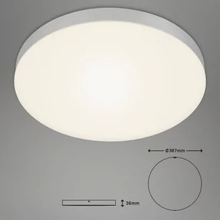 Lampa sufitowa LED Flame 3 000 K Ø 38,7 cm srebrna - Lampy sufitowe - miniaturka - grafika 3