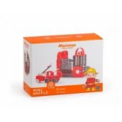 Klocki - Mario-Inex Klocki Wafle mini Strażak duży - miniaturka - grafika 1