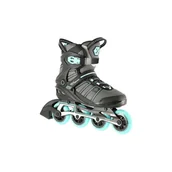 Rolki - NA14217 CZARNO-MIĘTOWY ROZM. 44 ŁYŻWOROLKI NILS EXTREME - miniaturka - grafika 1