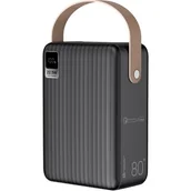 Powerbanki - Powerbank TRACER 80000mAh Czarny | Bezpłatny transport - miniaturka - grafika 1