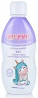 Kosmetyki kąpielowe dla dzieci - Żel pod prysznic i szampon 2w1 dla dzieci z olejkiem brzoskwiniowym 0+, UTI-PUTI 200ml - miniaturka - grafika 1
