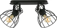Lampy sufitowe - TK Lighting Plafon sufitowy 2pł ALANO BLACK 2121 TKL2121 - miniaturka - grafika 1