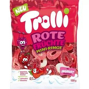 Trolli Rote Früchte Mini-Ringe 150 g - Inne słodycze - miniaturka - grafika 1