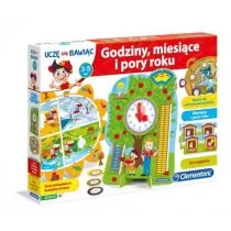 Clementoni Godziny miesiące i pory roku - Zabawki interaktywne dla dzieci - miniaturka - grafika 1
