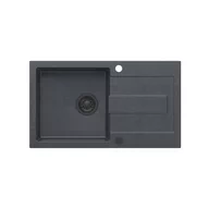 Zlewozmywaki - QUADRON Zlewozmywak CHRISTIAN 111 czarny HCQC7845CZK_PC0 - miniaturka - grafika 1