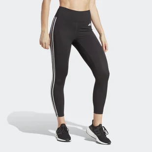 Train Essentials 3-Stripes High-Waisted 7/8 Leggings - Spodnie sportowe damskie - miniaturka - grafika 1