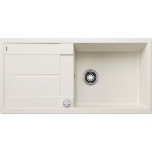 Zlewozmywak granitowy BLANCO Metra XL 6 S Silgranit Delikatny biały 527123 - Zlewozmywaki - miniaturka - grafika 1
