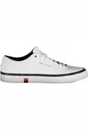 Buty sportowe męskie - Męskie buty sportowe Tommy Hilfiger białe Kolor: biały, rozmiar: 41 - miniaturka - grafika 1