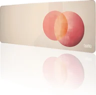 Podkładki pod mysz - PODKŁADKA POD KLAWIATURĘ Różowe Sfery 80x30 TILT XL Antypoślizgowa Prezent - miniaturka - grafika 1
