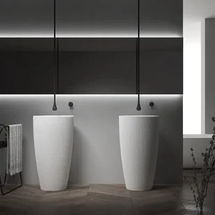 Bernstein Umywalka wolnostojąca TWZ316 odlew mineralny - 50 x 50 x 90 cm - biały mat - Postumenty i półpostumenty do umywalek Bernstein Umywalka wolnostojąca TWZ316 odlew mineralny - 50 x 50 x 90 cm - biały mat - Postumenty i półpostumenty do umywalek - miniaturka - grafika 1