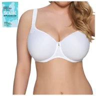 Biustonosze - Biustonosz stanik usztywniany gładki biały Corin Virginia 17871 Spacer 65D - miniaturka - grafika 1