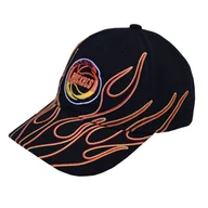 Czapki męskie - Czapka z daszkiem bejsbolówka Mitchell & Ness NBA Houston Rockets - 6LUXMM20018 HROBLCK - miniaturka - grafika 1