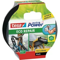Kleje i inne preparaty budowlane - Tesa Taśma Eco naprawcza 10 m x 38 mm czarna - miniaturka - grafika 1