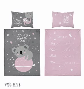 Detexpol Pościel 100x135 do łóżeczka Miś Koala NIedźwiadek 3620B_20211118054201 - Pościel dla dzieci - miniaturka - grafika 1