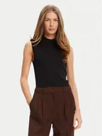 Swetry damskie - U.S. Polo Assn. Golf WUP1370 Czarny Slim Fit - miniaturka - grafika 1