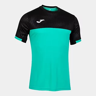 Koszulki męskie - Joma Męski t-shirt Montreal, zielony czarny, 3XL - grafika 1
