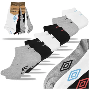 Umbro Skarpety Męskie Stopki Trainer Bawełniane SK292 6 par 39/42 - Skarpetki męskie - miniaturka - grafika 1