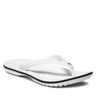 Klapki i japonki damskie - Crocs Japonki Crocband Flip 11033 White - grafika 1