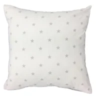 Pościel - Poszewka 50x50 R009 szara biała gwiazdki grochy 126N 45N - miniaturka - grafika 1