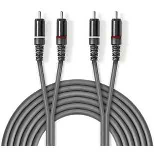 Kabel 2xRCA - 2xRCA NEDIS 3 m - Kable - miniaturka - grafika 1
