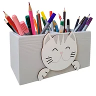 Przyborniki na biurko - Duży przybornik na kredki - miniaturka - grafika 1