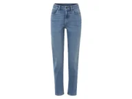 Spodnie damskie - esmara® Jeansy damskie z bawełny, Straight Fit (Jasnoniebieski, 34 (reg. Länge)) - miniaturka - grafika 1