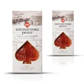 Inne przekąski suche - Szynka suszona długodojrzewająca krojona (Dalmatinski Prsut) 100g Pik - miniaturka - grafika 1