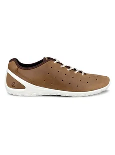 Ecco Skórzane sneakersy "Biom Everyday" w kolorze jasnobrązowym - Trampki męskie - miniaturka - grafika 1