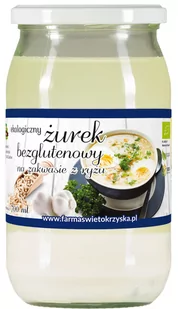 FARMA ŚWIĘTOKRZYSKA (przetwory owoc.-warz.,chleby ŻUREK NA ZAKWASIE Z RYŻU BEZGLUTENOWY BIO 700 ml - FARMA ŚWIĘTOKRZYSKA BP-5902537540293 - Zupy w płynie - miniaturka - grafika 1