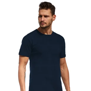 Koszulka Authentic 202 NEW granatowy Cornette-5XL - Koszulki męskie - miniaturka - grafika 1