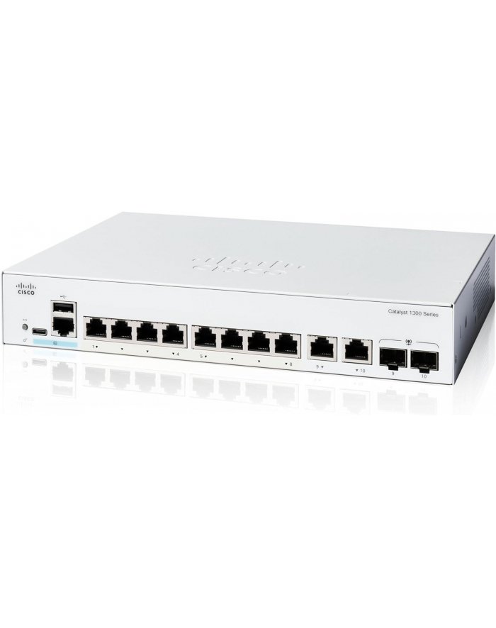 CISCO Catalyst 1300 8-port GE Ext PS 2x1G Combo