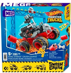 Mega Hot Wheels Monster Trucks Bone Shaker Hkf87 - model lub pojazd - Samochody i pojazdy dla dzieci - miniaturka - grafika 1
