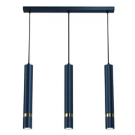Lampy sufitowe - Milagro Lampa wisząca JOKER NAVY BLUE/GOLD 3xGU10 MLP7726 - miniaturka - grafika 1