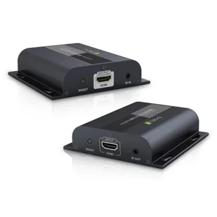 Techly Extender HDMI 1080p60Hz HDBitT po Skrętce Kat6 do 120m z obsługą IR - Wzmacniacze sygnału wifi - miniaturka - grafika 1