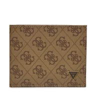 Portfele - Duży Portfel Męski Guess Vezzola Leather Slg SMVELE LEA20 Brązowy - miniaturka - grafika 1